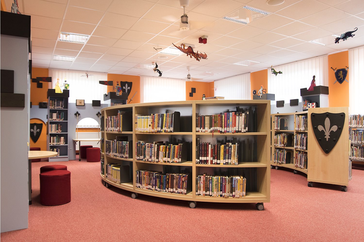 The school library